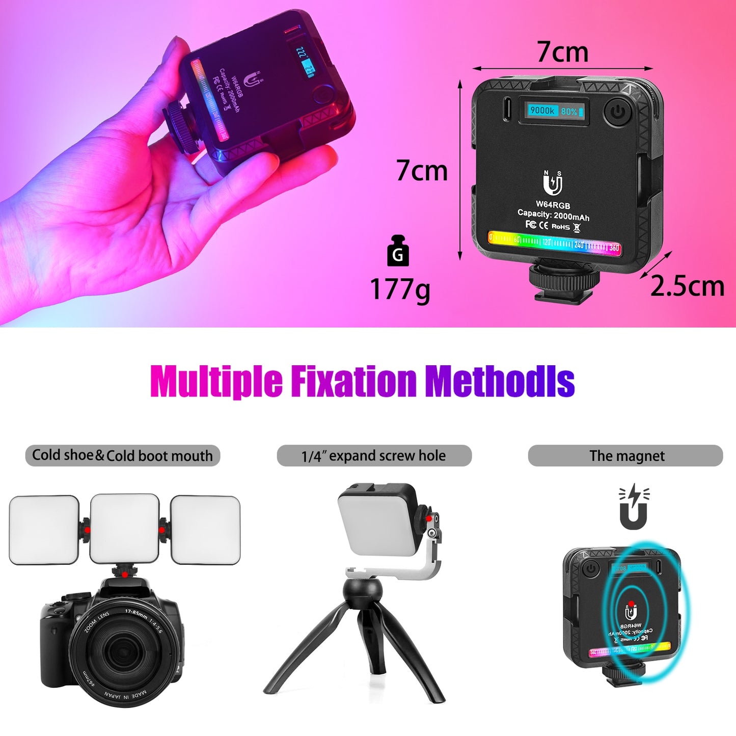 Fotografieverlichting RGB