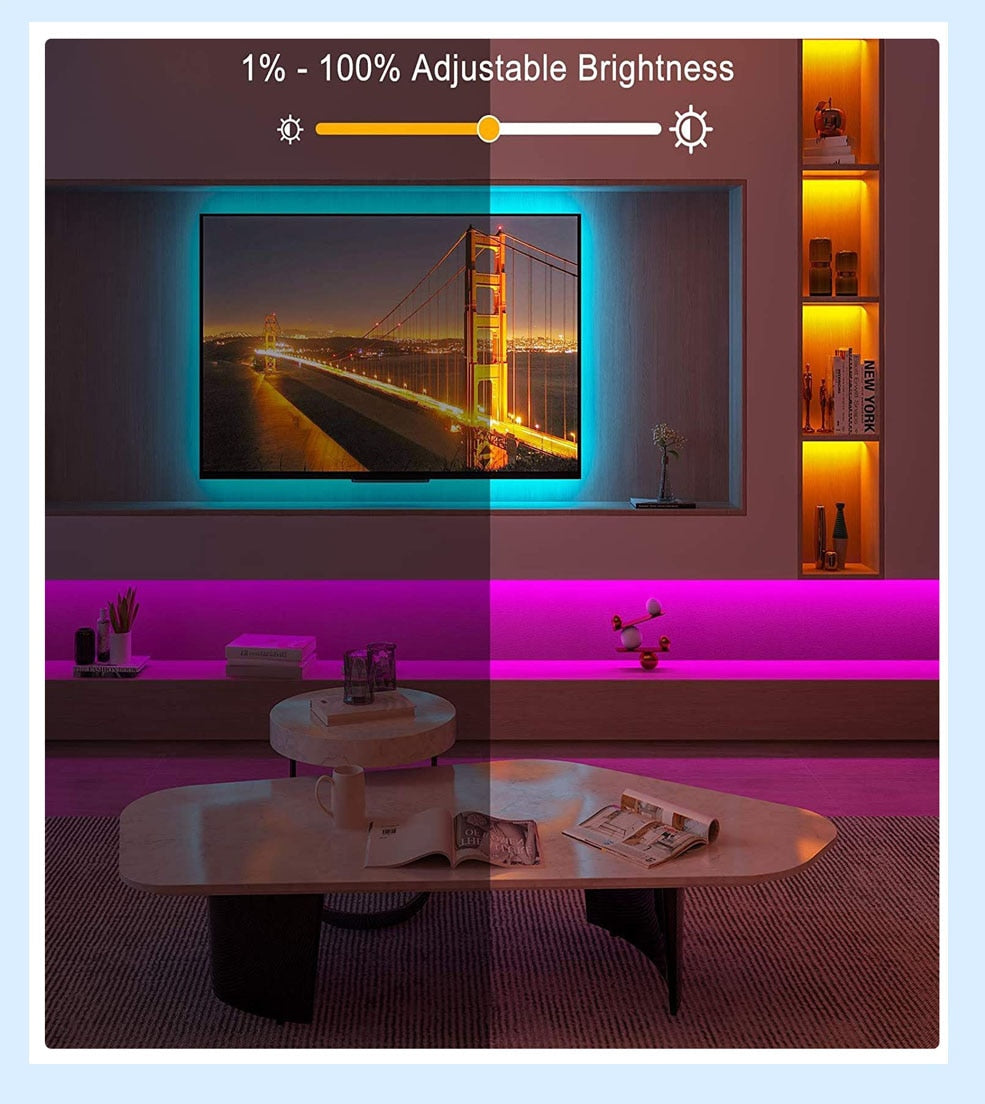 RGB ledstrip tv-licht