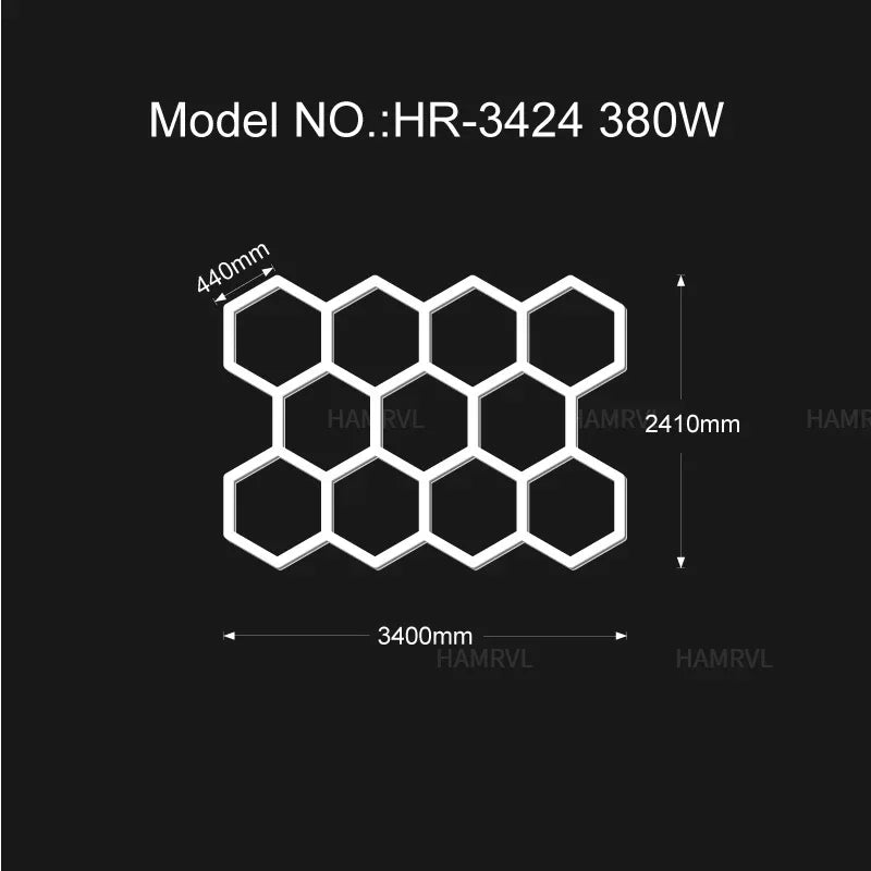 Garage Hexagon Led Lights