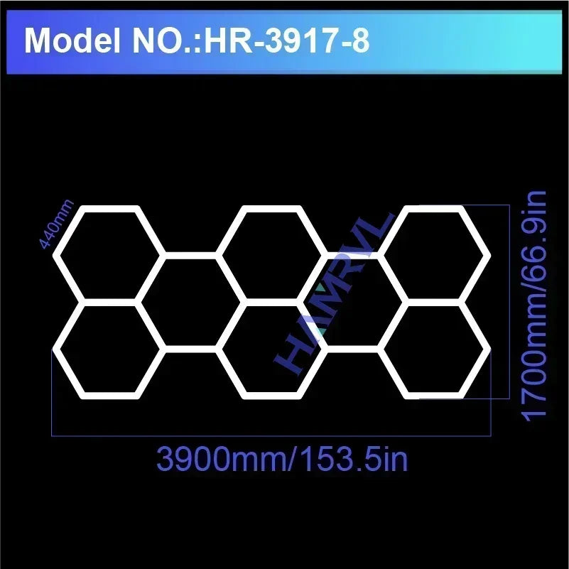 Garage Hexagon Led Lights