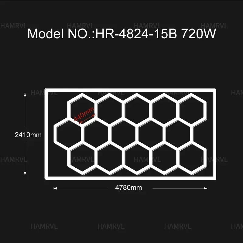 Garage Hexagon Led Lights