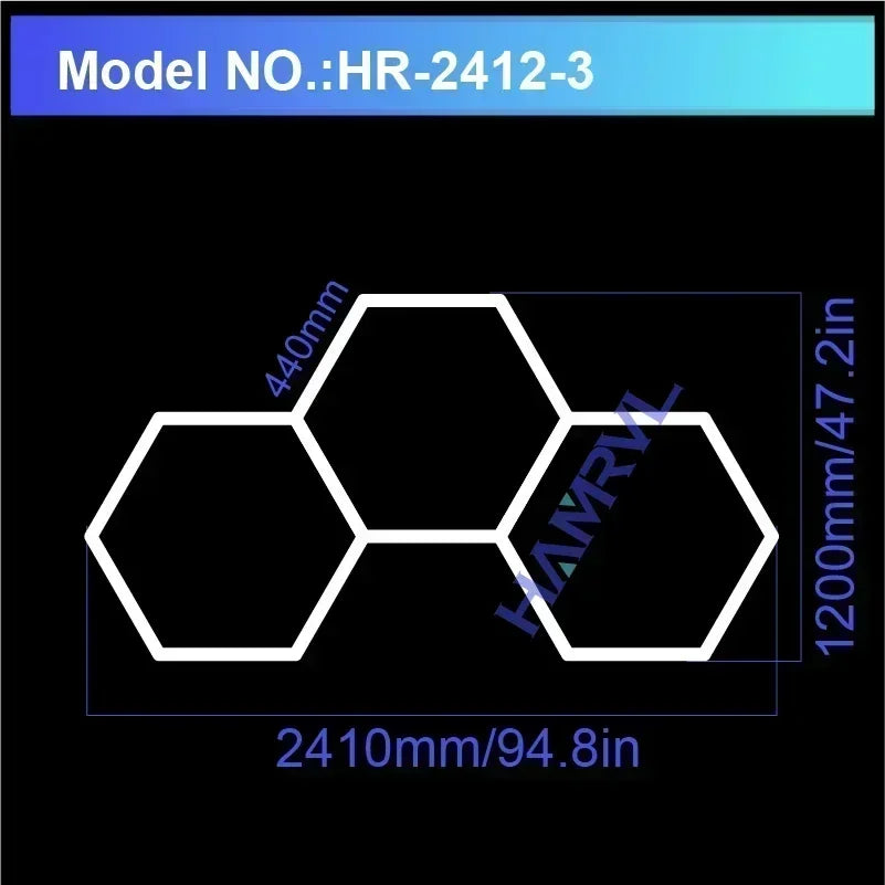 Garage Hexagon Led Lights
