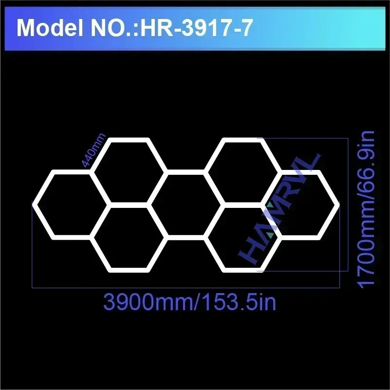 Garage Hexagon Led Lights