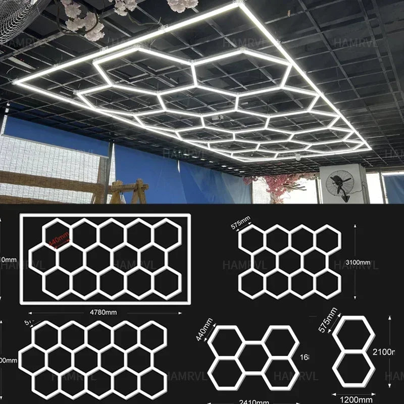 Garage Hexagon Led Lights