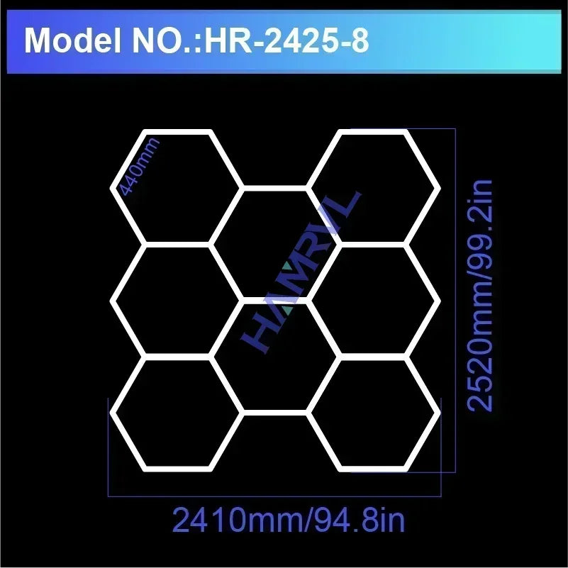 Garage Hexagon Led Lights