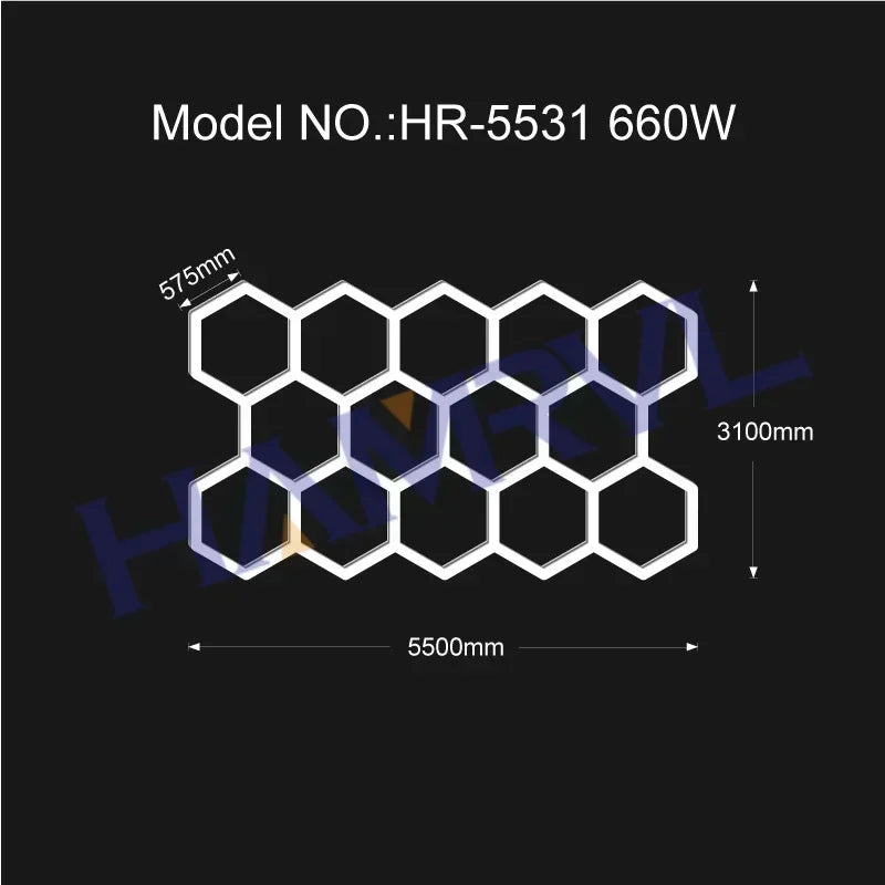 Garage Hexagon Led Lights