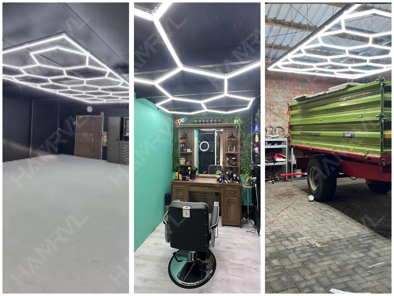 Garage Hexagon Led Lights