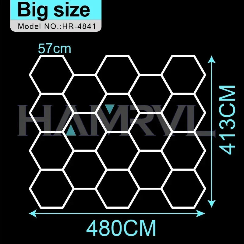 Garage Hexagon Led Lights