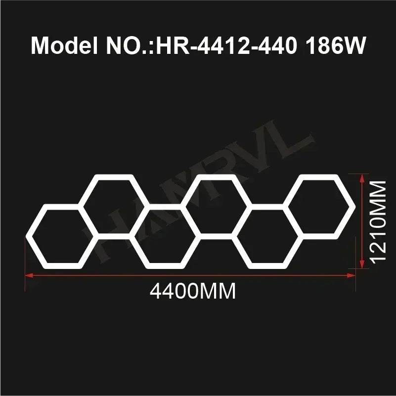 Garage Hexagon Led Lights