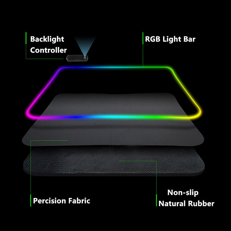 Colorful Forest Mouse Pad RGB