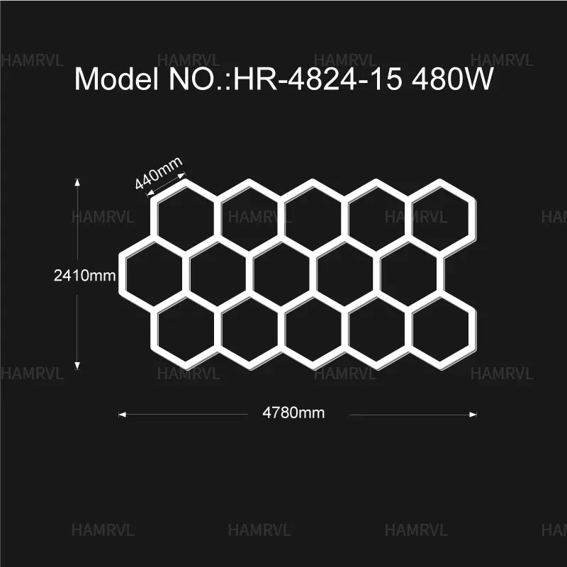 Garage Hexagon Led Lights