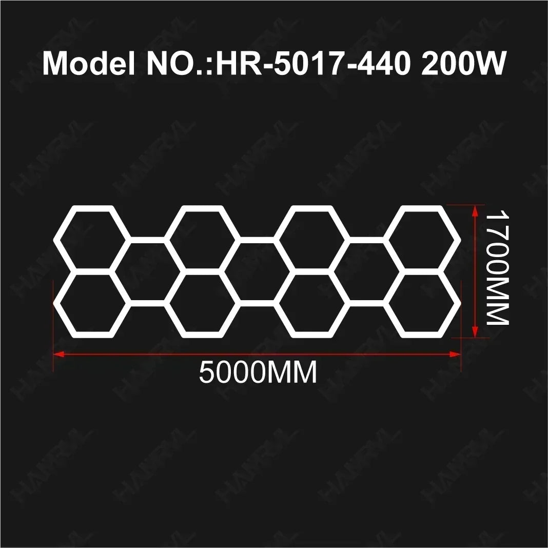 Garage Hexagon Led Lights