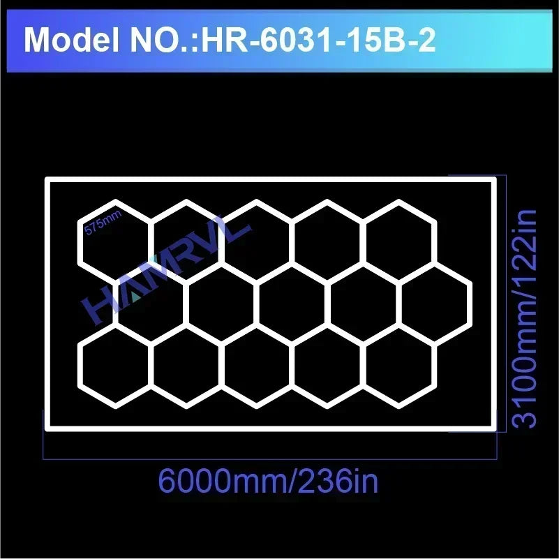 Garage Hexagon Led Lights