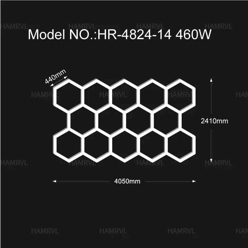 Garage Hexagon Led Lights