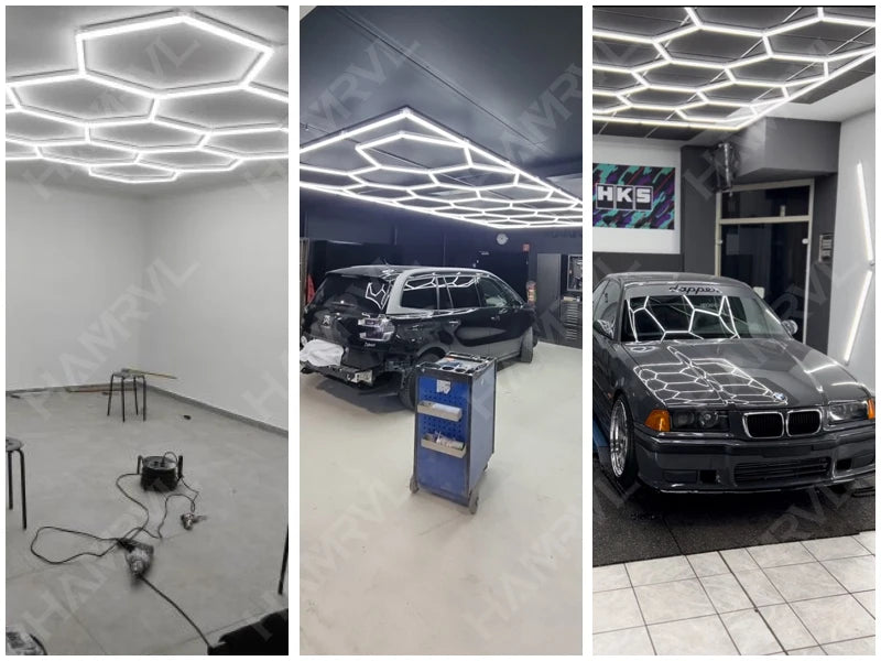 Garage Hexagon Led Lights