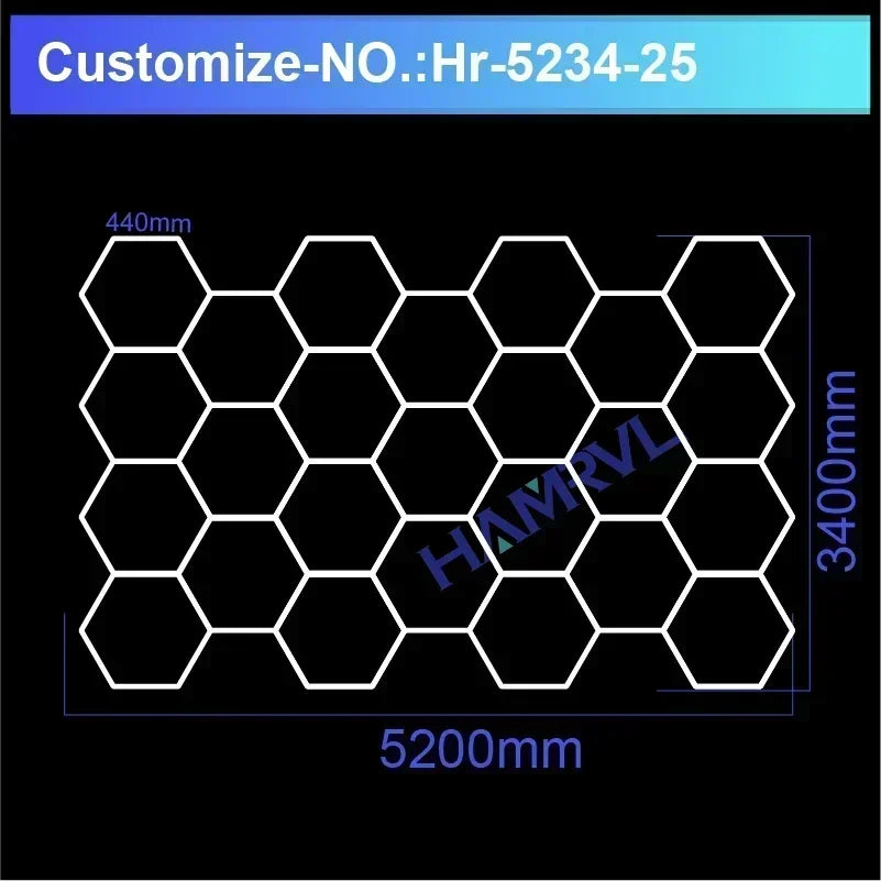 Garage Hexagon Led Lights