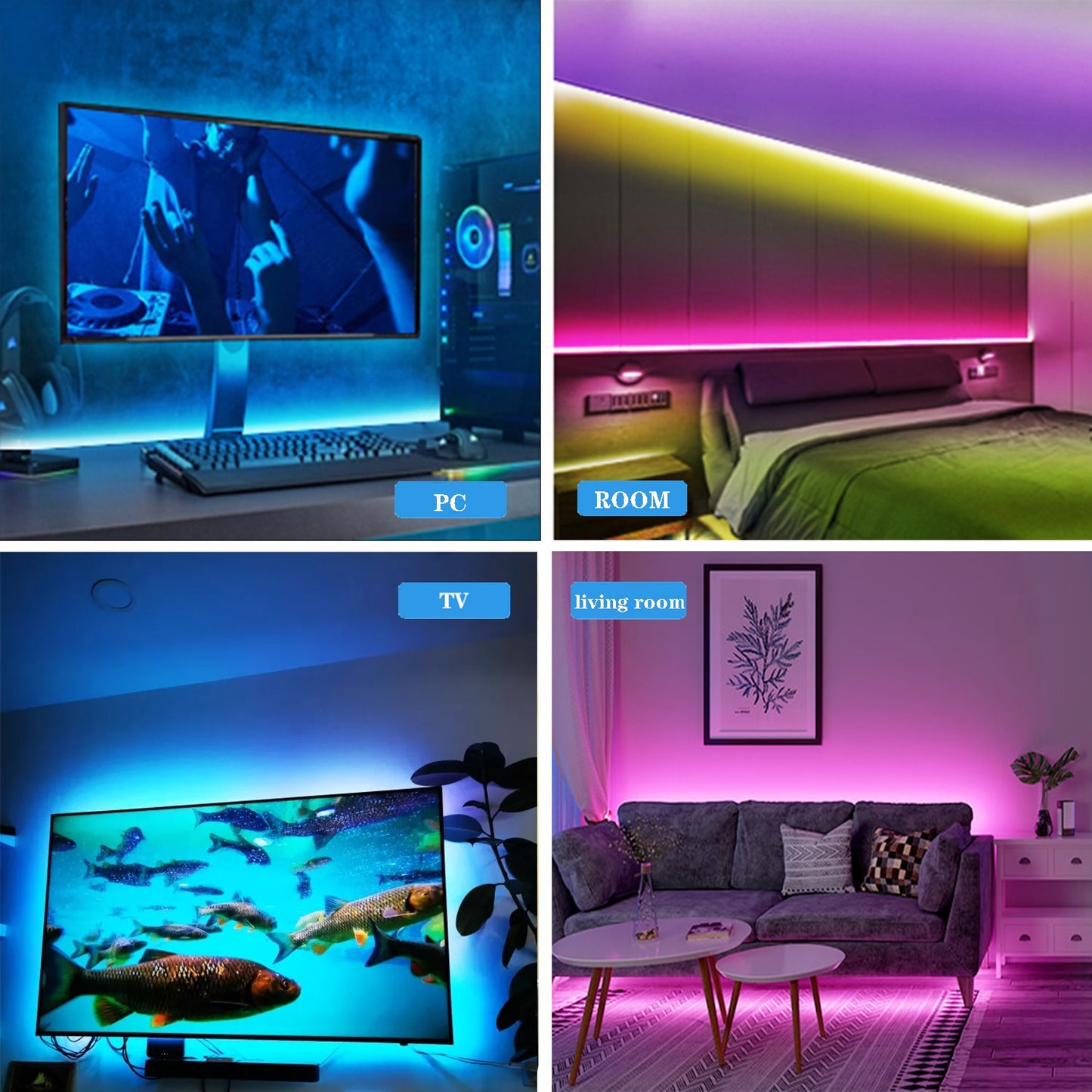 RGB ledstrip tv-licht