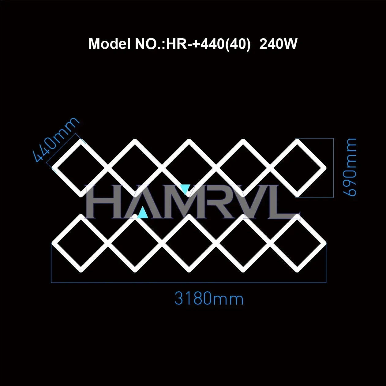 Garage Hexagon Led Lights