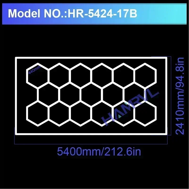 Garage Hexagon Led Lights