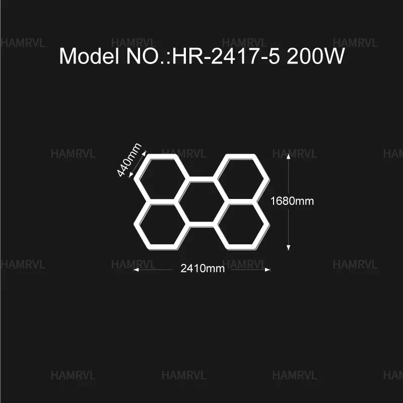 Garage Hexagon Led Lights