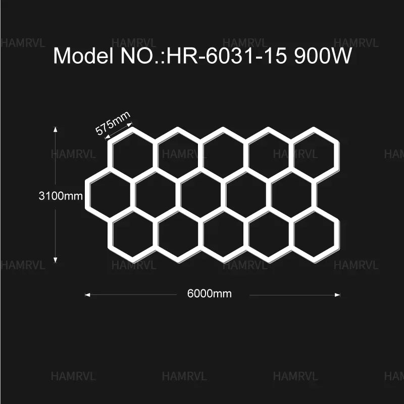 Garage Hexagon Led Lights