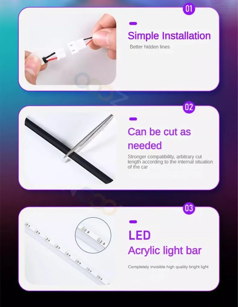 Car Ambient Light Kit