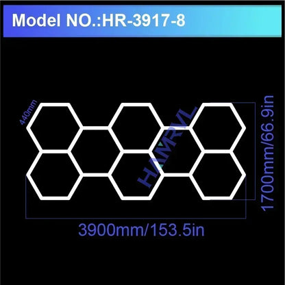 Garage Hexagon Led Lights