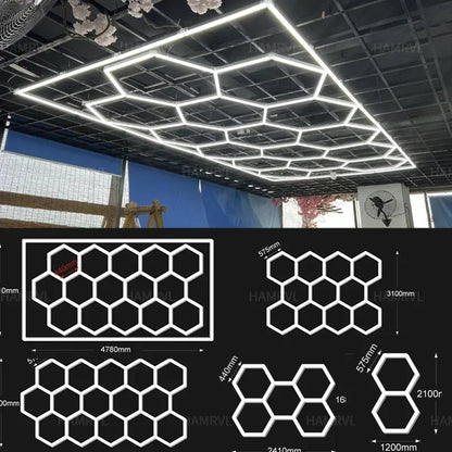 Garage Hexagon Led Lights