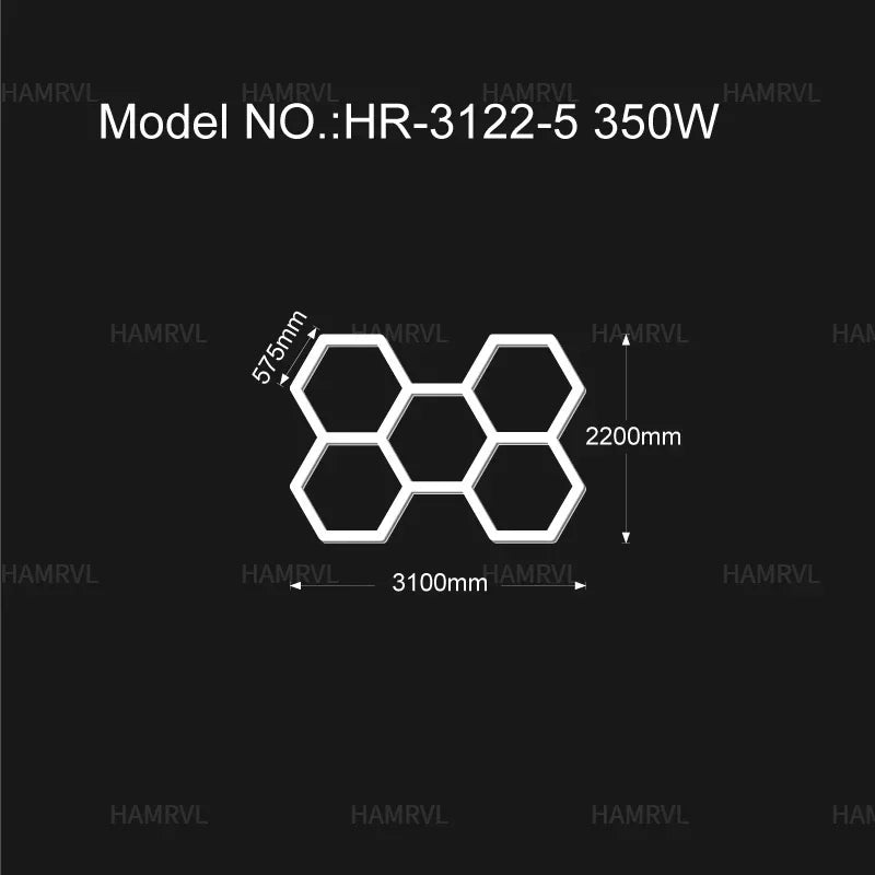 Garage Hexagon Led Lights