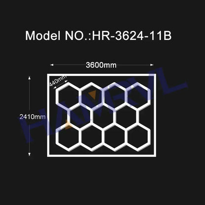 Garage Hexagon Led Lights
